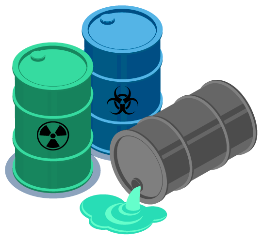 Hazardous materials waste removal contractor